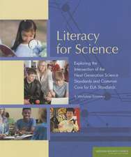 Literacy for Science: A Workshop Summ