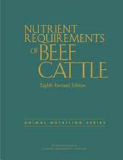 Nutrient Requirements of Beef Cattle, 8th Revised Edition