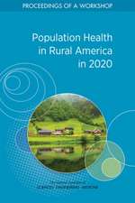 Population Health in Rural America in 2020