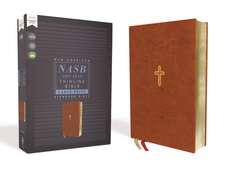 NASB, Thinline Bible, Large Print, Leathersoft, Brown, Red Letter, 1995 Text, Comfort Print