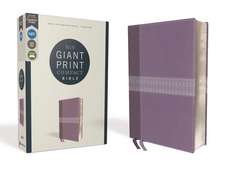 NIV, Giant Print Compact Bible, Leathersoft, Purple, Red Letter, Comfort Print