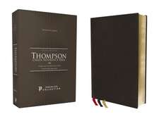 NKJV, Thompson Chain-Reference Bible, Premium Goatskin Leather, Black, Premier Collection, Black Letter, Art Gilded Edges, Comfort Print