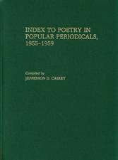 Index to Poetry in Popular Periodicals, 1955-1959