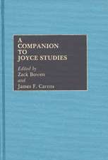 A Companion to Joyce Studies