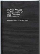 Black Access: A Bibliography of Afro-American Bibliographies