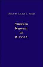 American Research on Russia