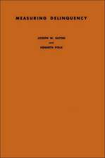 Measuring Delinquency: A Study of Probation Department Referrals