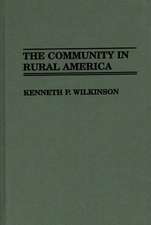 The Community in Rural America