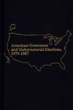 American Governors and Gubernatorial Elections, 1979-1987