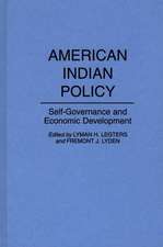 American Indian Policy