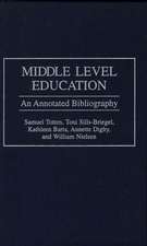 Middle Level Education: An Annotated Bibliography