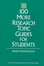 100 More Research Topic Guides for Students