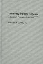 The History of Blacks in Canada