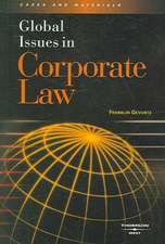 Global Issues in Corporate Law