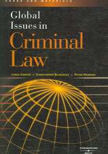 Global Issues in Criminal Law