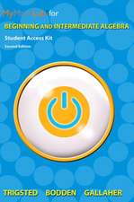 Mymathlab Ecourse for Trigsted/Bodden/Gallaher Beginning & Intermediate Algebra -- Access Card