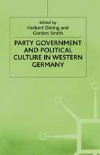 Party Government and Political Culture in Western Germany