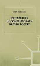 Instabilities in Contemporary British Poetry