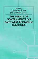 The Impact of Governments on East-West Economic Relations