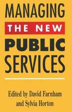 Managing the New Public Services