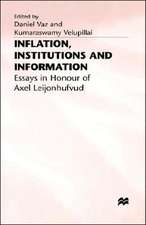 Inflation, Institutions and Information: Essays in Honour of Axel Leijonhufvud