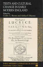 Texts and Cultural Change in Early Modern England