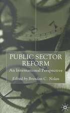 Public Sector Reform: An International Perspective