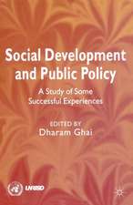 Social Development and Public Policy