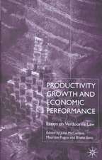 Productivity Growth and Economic Performance: Essays on Verdoorn's Law