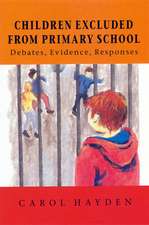 Children Excluded from Primary School