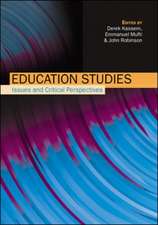 Education Studies: Issues and Critical Perspectives