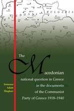The Macedonian national question in Greece in the documents of the Communist Party of Greece 1918-1940