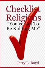 Checklist Religions