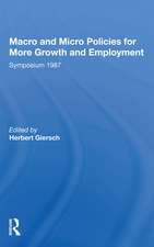 Macro And Micro Policies For More Growth And Employment