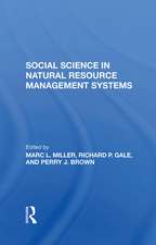 Social Science In Natural Resource Management Systems