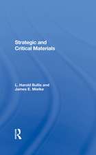 Strategic And Critical Materials