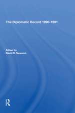 The Diplomatic Record 19901991