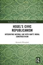 Hegel’s Civic Republicanism: Integrating Natural Law with Kant’s Moral Constructivism