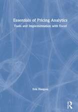 Essentials of Pricing Analytics: Tools and Implementation with Excel