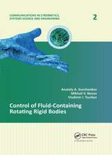 Control of Fluid-Containing Rotating Rigid Bodies