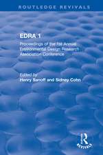 EDRA 1: Proceedings of the 1st Annual Environmental Design Research Association Conference