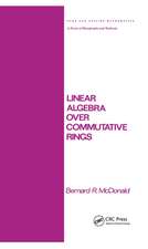 Linear Algebra over Commutative Rings