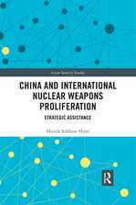 China and International Nuclear Weapons Proliferation