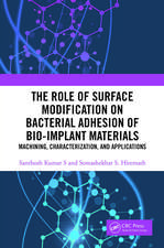 The Role of Surface Modification on Bacterial Adhesion of Bio-implant Materials: Machining, Characterization, and Applications