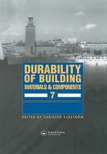 Durability of Building Materials and Components 7: Proceedings of the seventh international conference