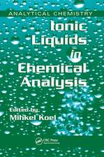 Ionic Liquids in Chemical Analysis