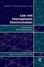 Law and Intersystemic Communication: Understanding ‘Structural Coupling’