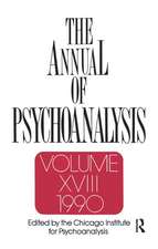 The Annual of Psychoanalysis, V. 18