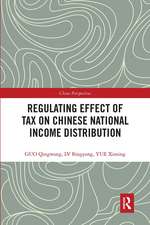 Regulating Effect of Tax on Chinese National Income Distribution