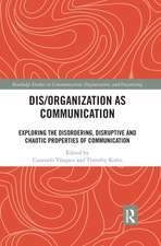 Dis/organization as Communication